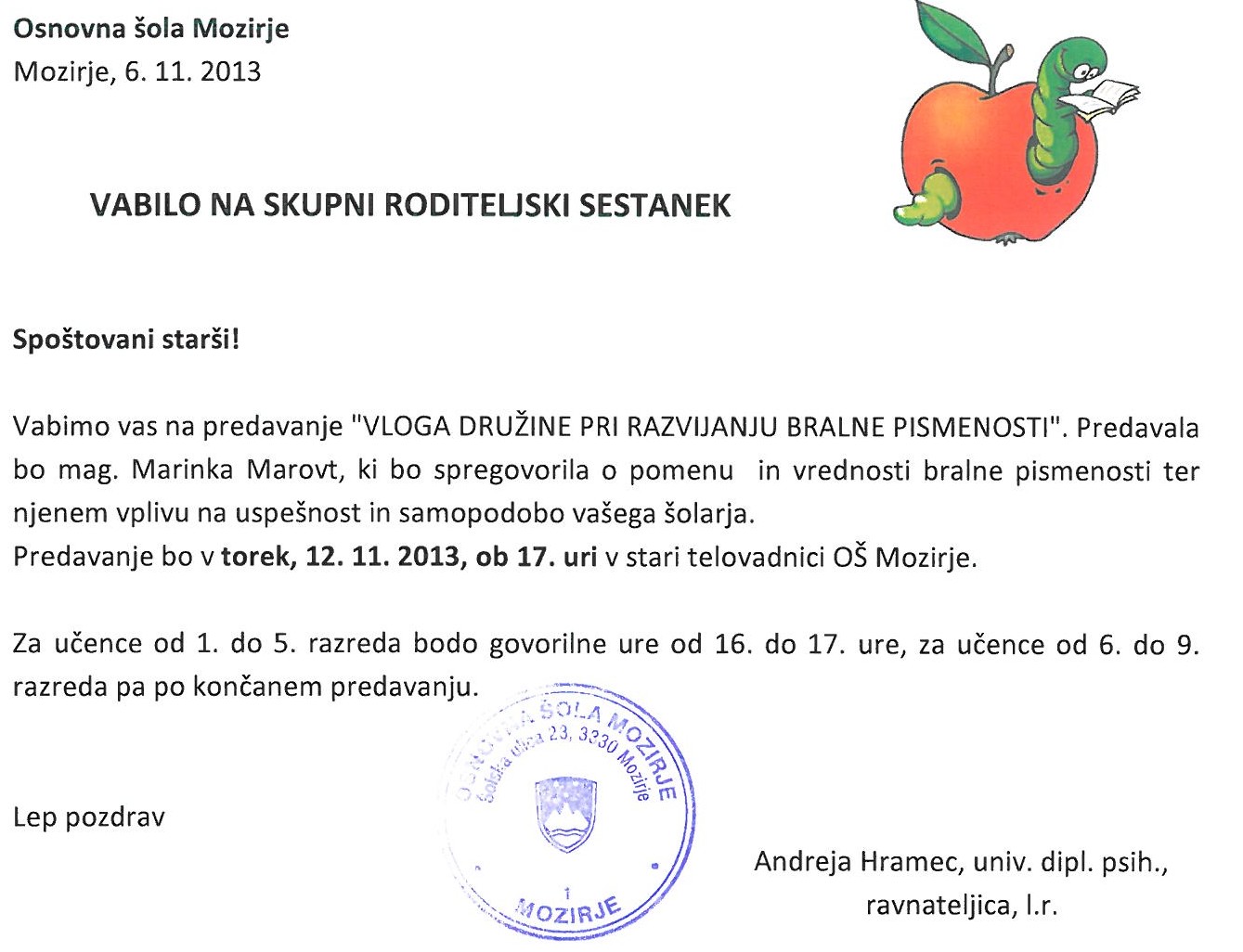 Skupni roditeljski sestanek