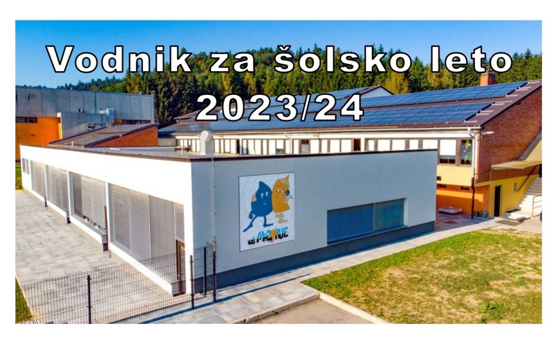 Vodnik za šolsko leto 2023/24