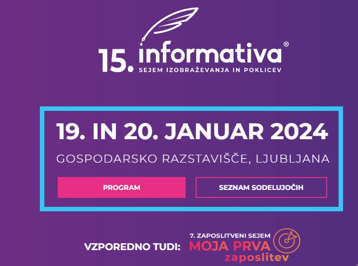 15. Informativa, sejem izobraževanja in poklicev